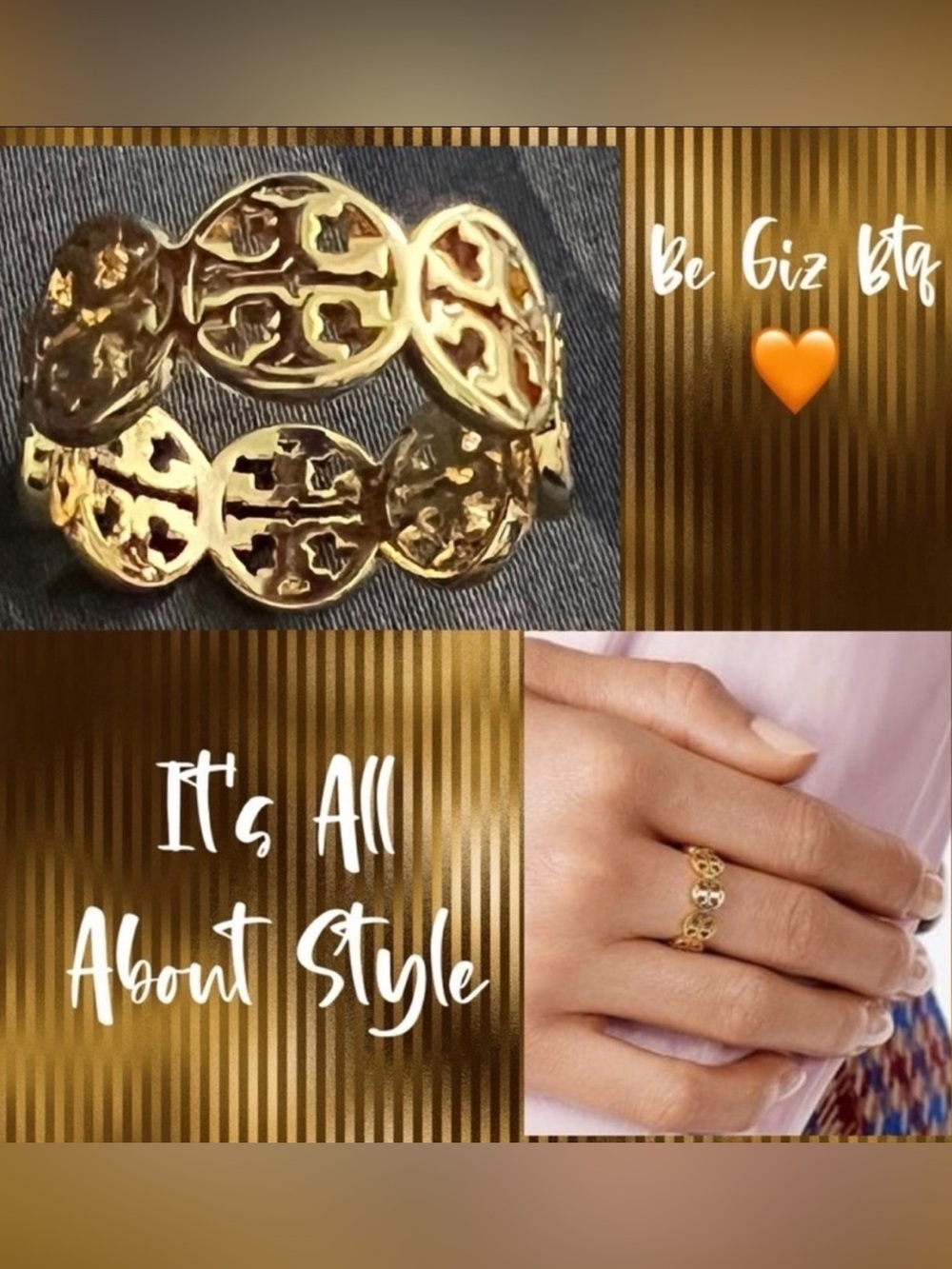 🔥🔥🔥Tory Burch Authentic RING 6  At Awesome Prices To Buy Now & Save Price Firm